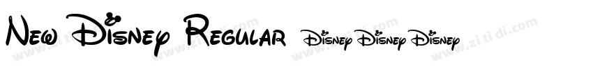 New Disney Regular字体转换